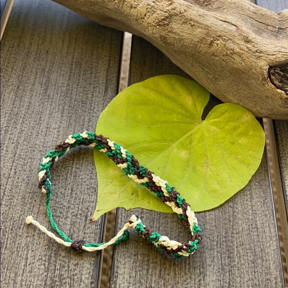🍋🌿Handmade Adjustable Bracelet & Ring Set🌿🍋 - Picture 5 of 5